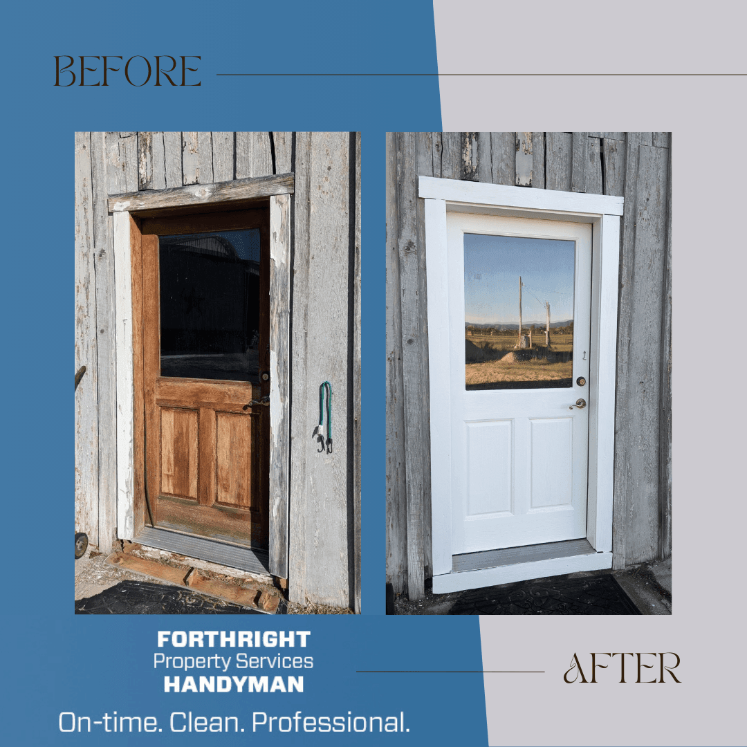 rotten wood repair repainting exterior painting corvallis montana